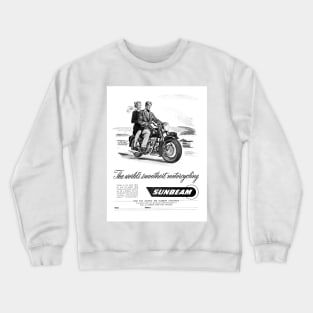 A vintage Sunbeam motorcycle advert Crewneck Sweatshirt